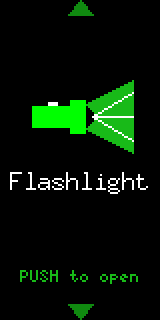 Flashlight tile